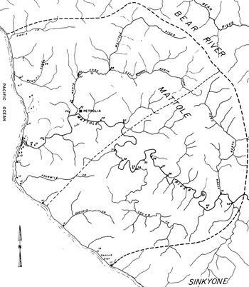 Map of Mattole