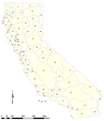 Survey of California and Other Indian Languages map